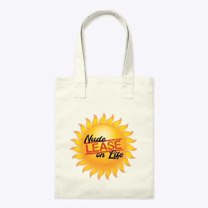 @NudeLeaseOnLife Logo No Tan Lines Tote