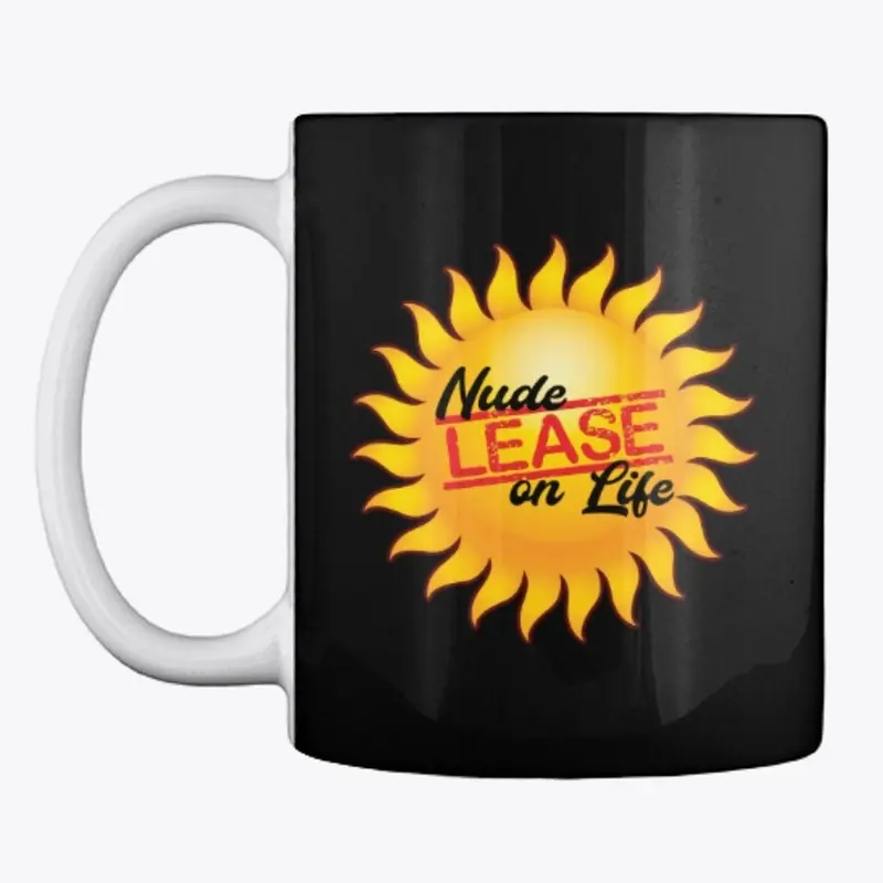 @NudeLeaseOnLife Logo No Tan Lines Mug