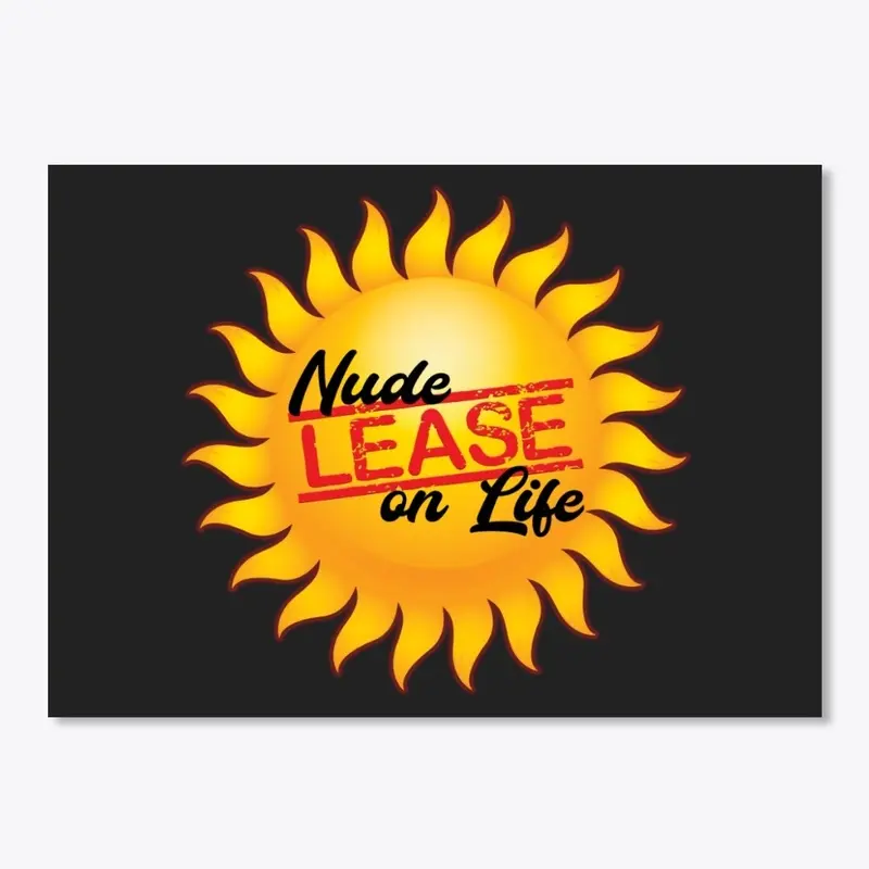 @NudeLeaseOnLife Logo Stickers